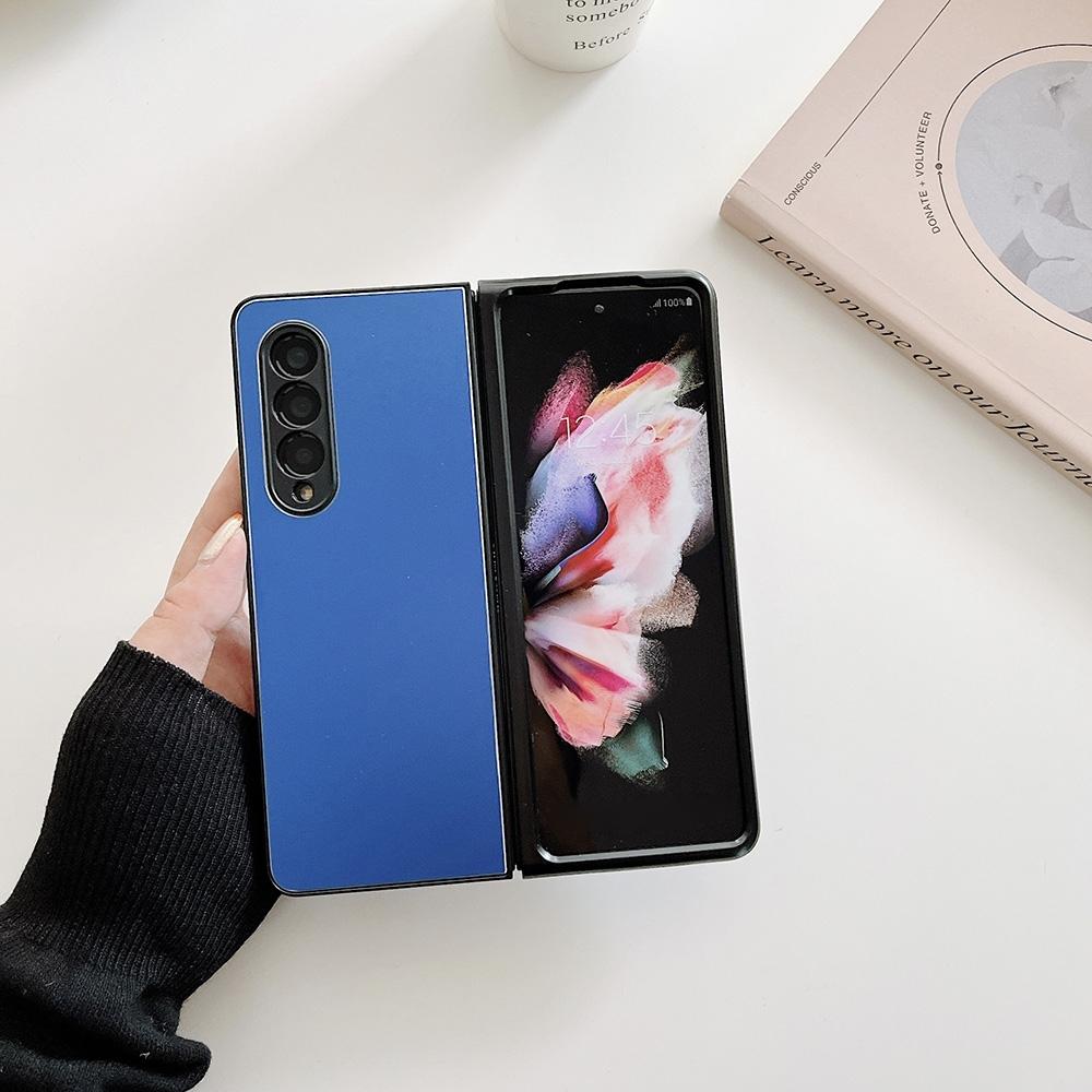 Aluminum Foldable Phone Case for Samsung Galaxy z Fold 4 - Black