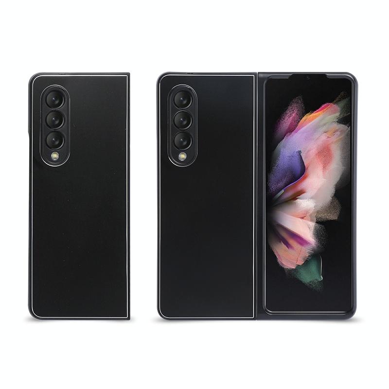 Aluminum Foldable Phone Case for Samsung Galaxy z Fold 4 - Black