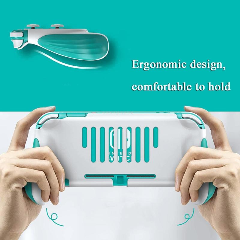 2-pack Nintendo Switch Lite Gamepad Covers - Dark Gray