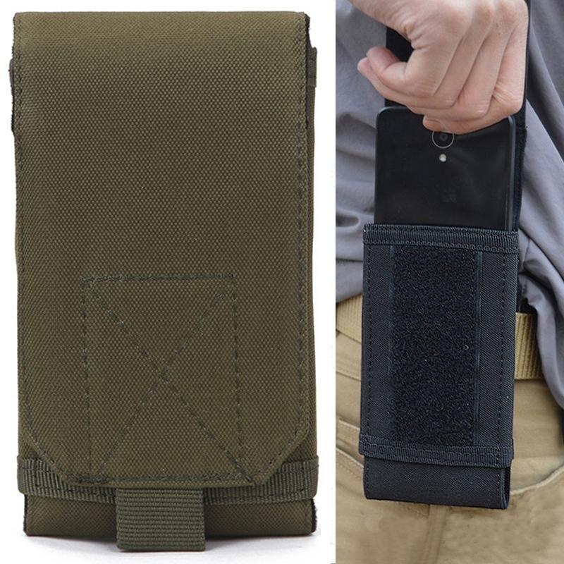 Water Resistant Outdoor Cell Phone Case 17Cm X 8.3Cm X 3.5Cm Stylish & Durable - Army Green