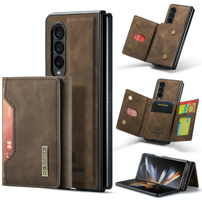 Multi-card Phone Case for Samsung Galaxy z Fold 4 - Fits Dg.ming M2 Series - Coffee