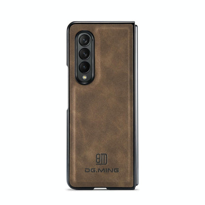 Multi-card Phone Case for Samsung Galaxy z Fold 4 - Fits Dg.ming M2 Series - Coffee