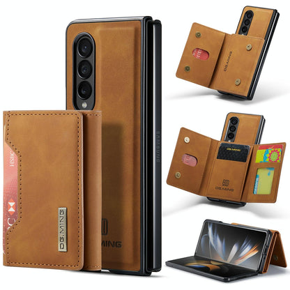 Multi-card Phone Case for Samsung Galaxy z Fold 4 - Fits Dg.ming M2 Series - Coffee