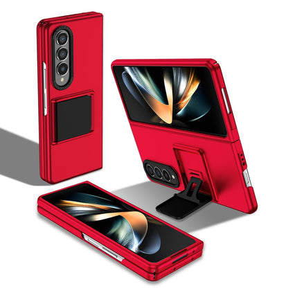 Foldable 3d Design Phone Case for Samsung Galaxy z Fold 4 / 5g - Wine Red