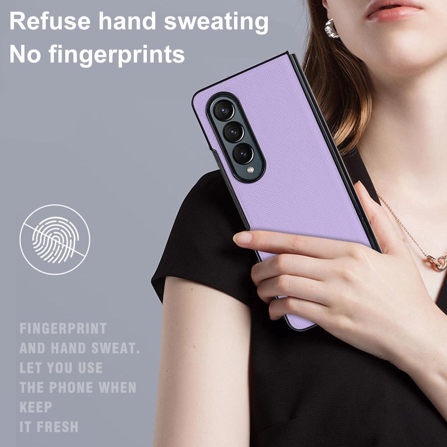 Foldable Cross Pattern Phone Case - Compact Design - Green