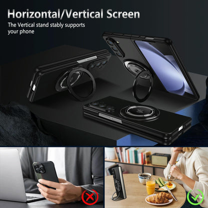 Shockproof 360 Degree Rotating Case for Samsung Galaxy z Fold 4 / 5g - Black