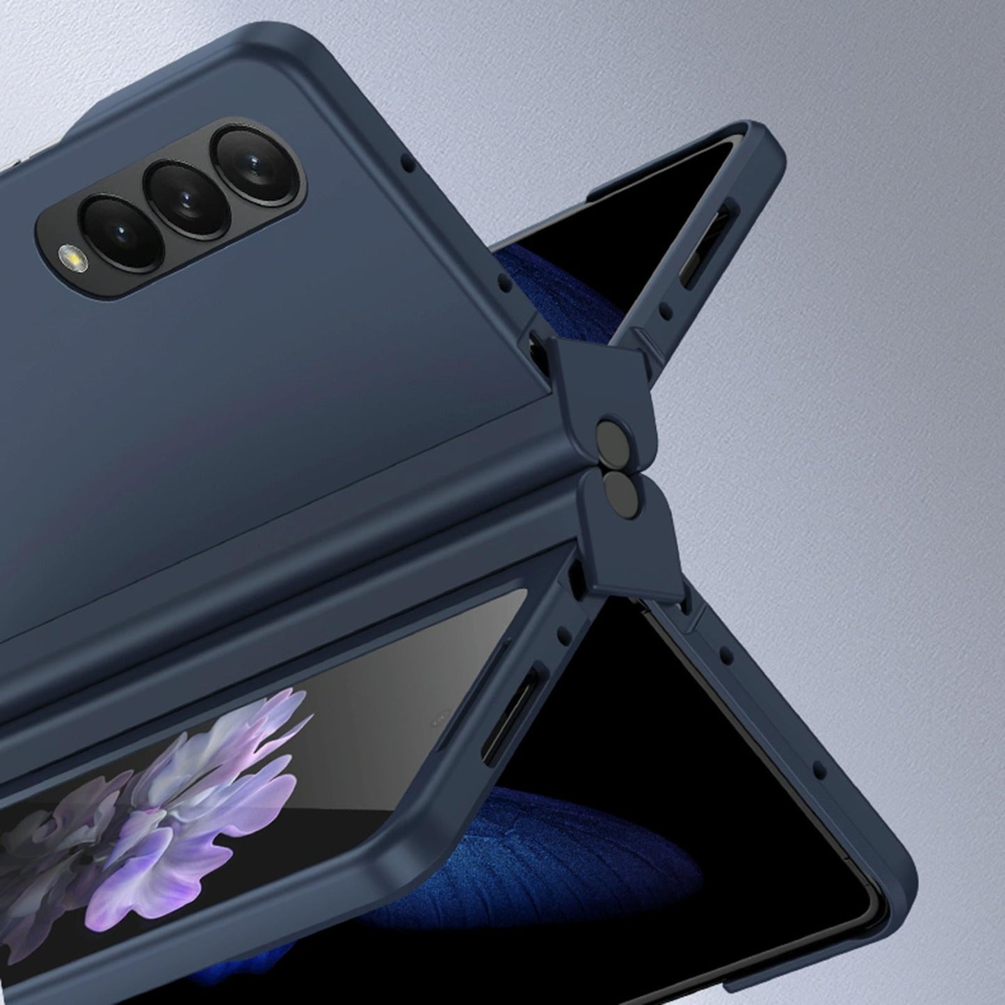 Integrated Shockproof Case for Samsung Galaxy z Fold 4 5g - Black