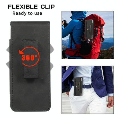 Leather Folding Phone Case for Samsung Galaxy z Fold 4 - Grey