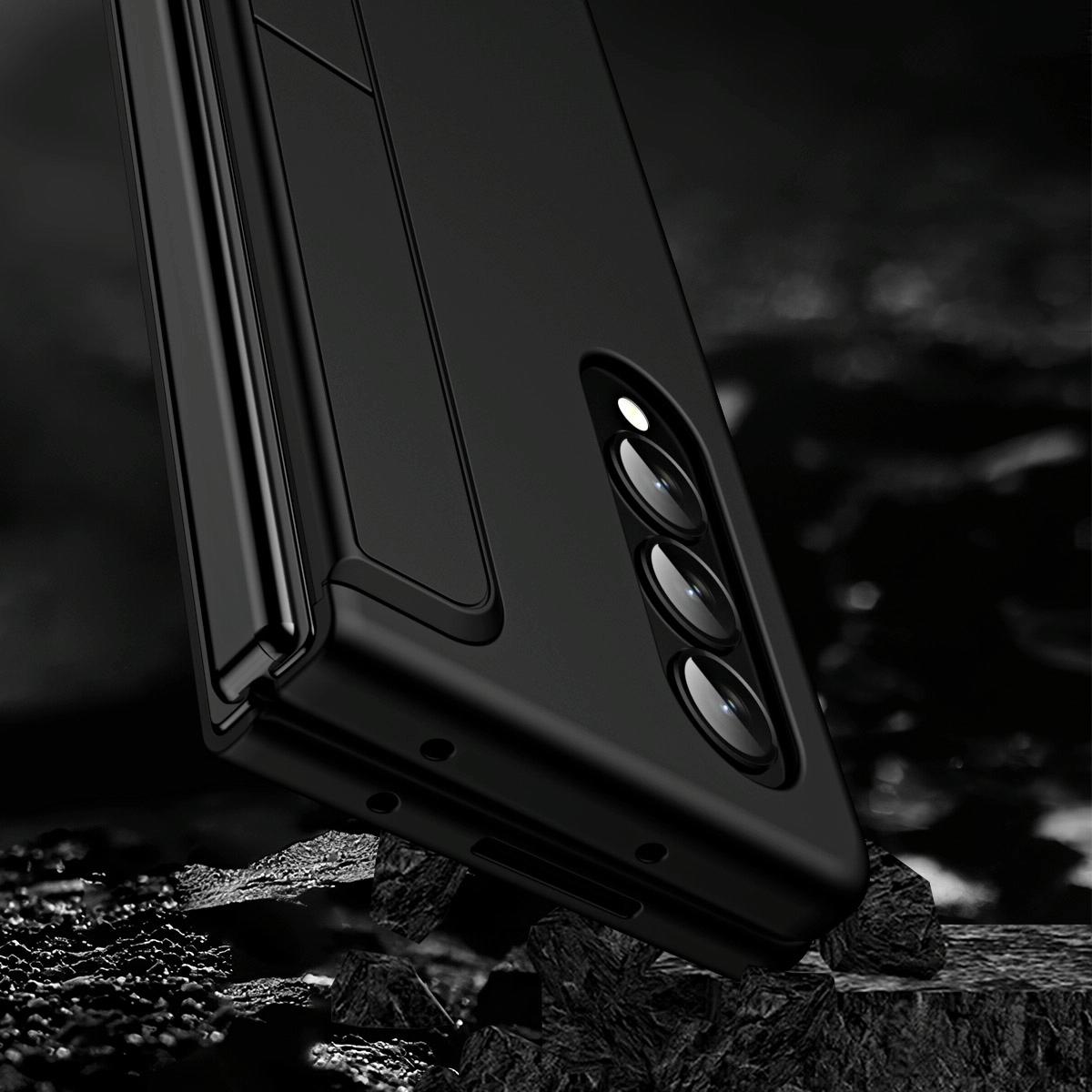 Detachable Pen & Phone Case for Samsung Galaxy z Fold 4 - 2 in 1 - Black