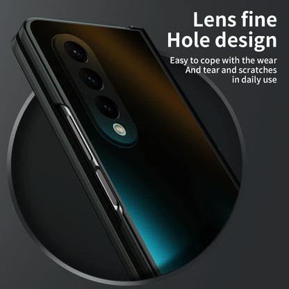 Foldable Electroplated 5g Case for Samsung Galaxy z Fold 4 - Black