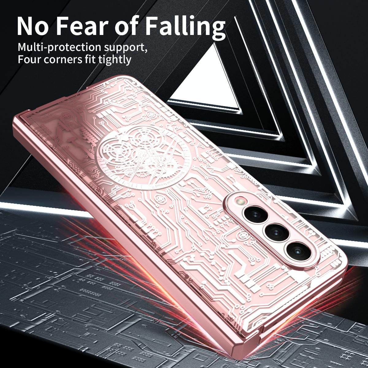 Foldable Electroplated Phone Case - Mechanical Legend 4.5g - Black