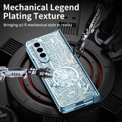 Foldable Electroplated Phone Case - Mechanical Legend 4.5g - Black