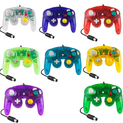 5 Piece Wired Game Controller for Nintendo Ngc - Ink Green