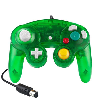 5 Piece Wired Game Controller for Nintendo Ngc - Ink Green