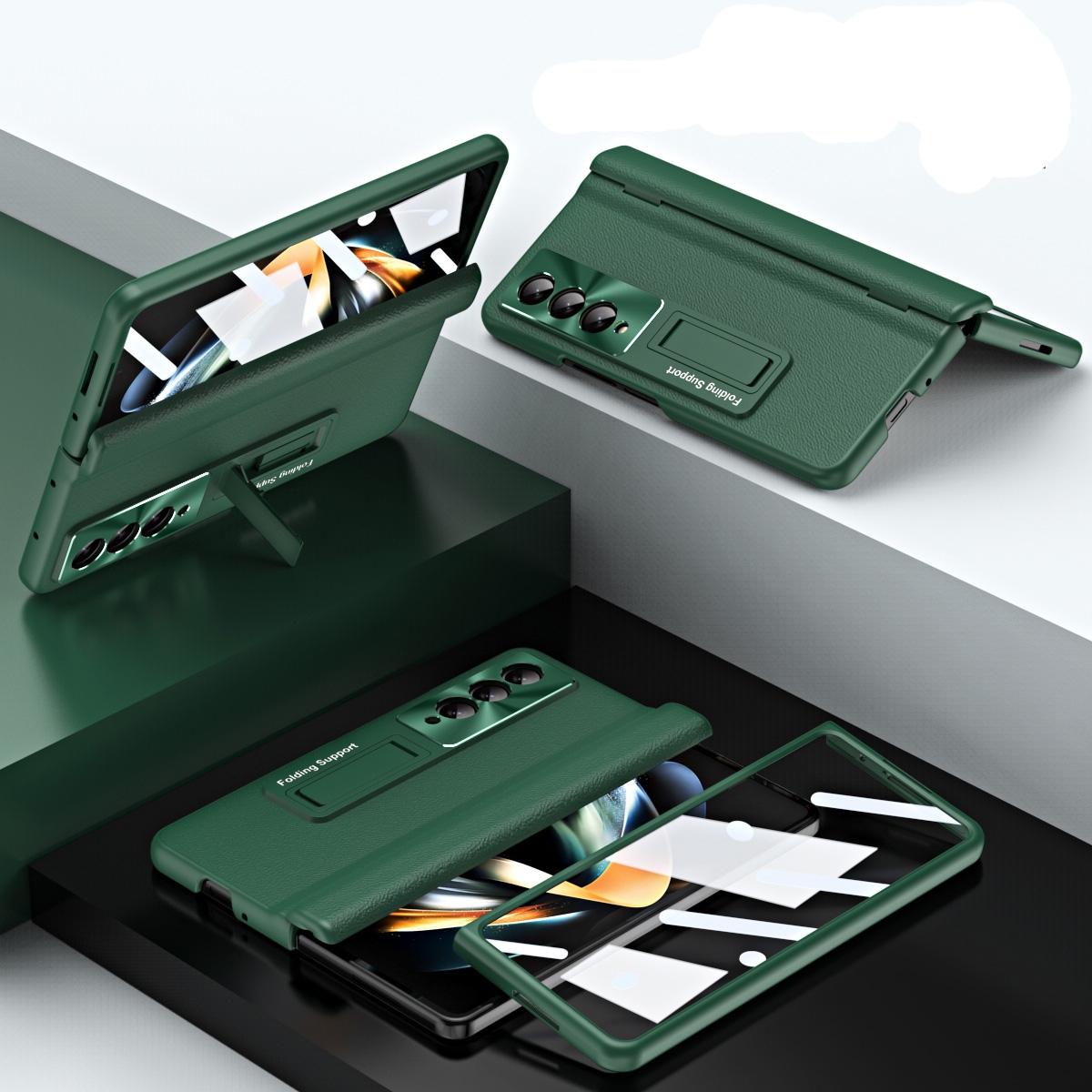 Foldable Full Body Case for Samsung Galaxy z Fold 4 / 5g - 360 Degree Folding - Green