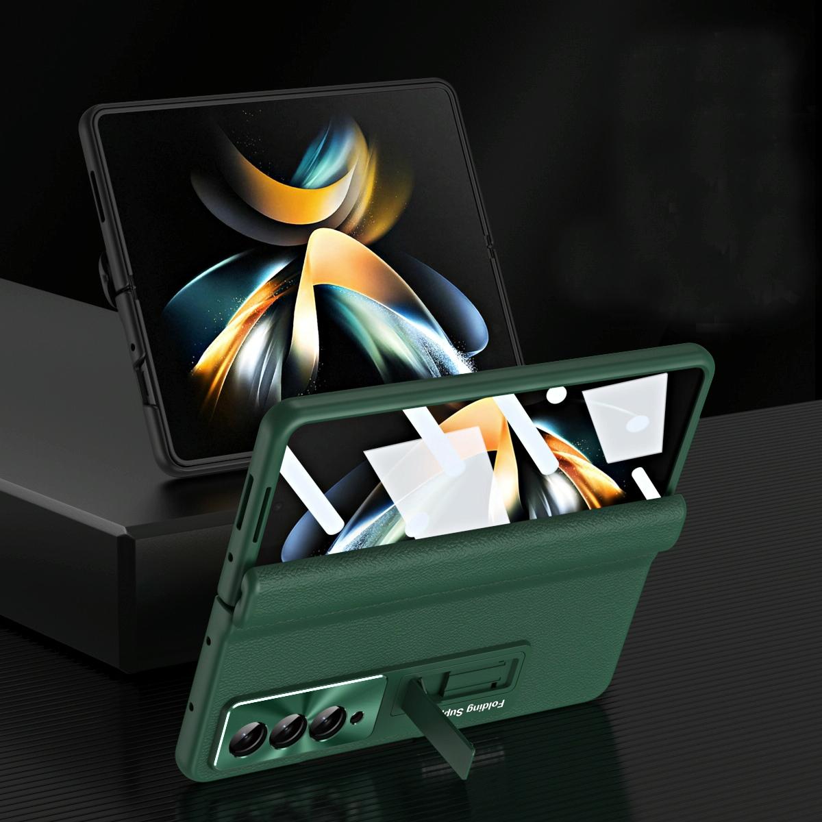 Foldable Full Body Case for Samsung Galaxy z Fold 4 / 5g - 360 Degree Folding - Green