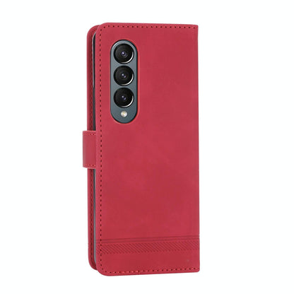 Premium Leather Tpu Case for Samsung Galaxy z Fold 4 / 5g - Black