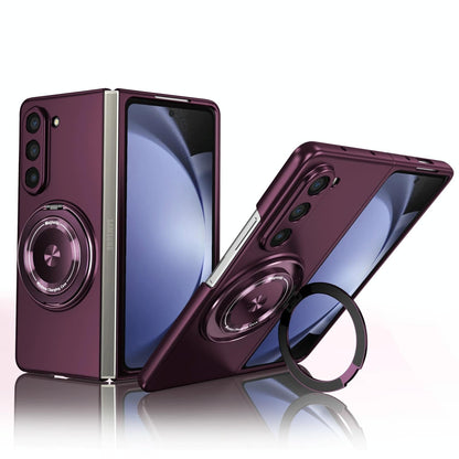 Shockproof 360 Degree Rotating Case for Samsung Galaxy z Fold 4 / 5g - Purple
