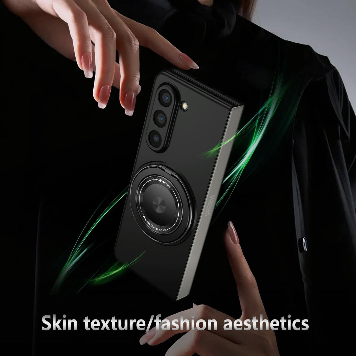 Shockproof 360 Degree Rotating Case for Samsung Galaxy z Fold 4 / 5g - Purple