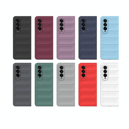 Foldable Shockproof Phone Case with Magic Shield - Slim Design - Light Blue