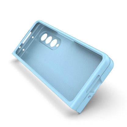 Foldable Shockproof Phone Case with Magic Shield - Slim Design - Light Blue
