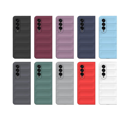 Foldable Shockproof Phone Case with Magic Shield - Slim Design - Light Blue