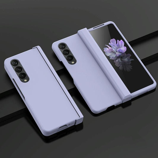 Foldable Skin Feel Case for Samsung Galaxy z Fold 4 / 5g - Light Purple
