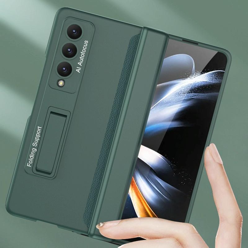 Foldable Magnetic Hinged Case for Samsung Galaxy z Fold 4 - Deep Sea Green