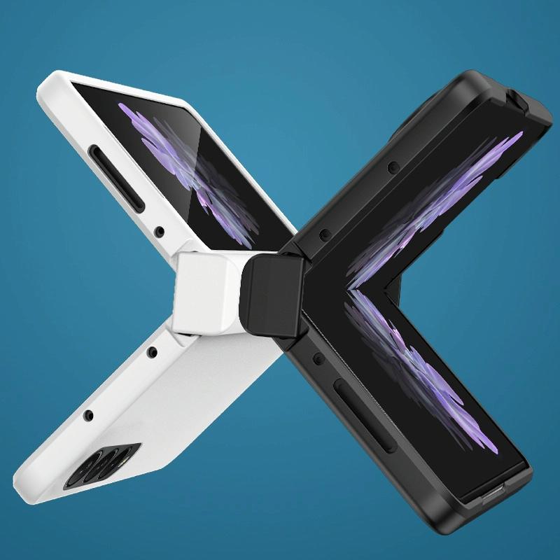 Foldable Skin Feel Case for Samsung Galaxy z Fold 4 / 5g - Dark Blue