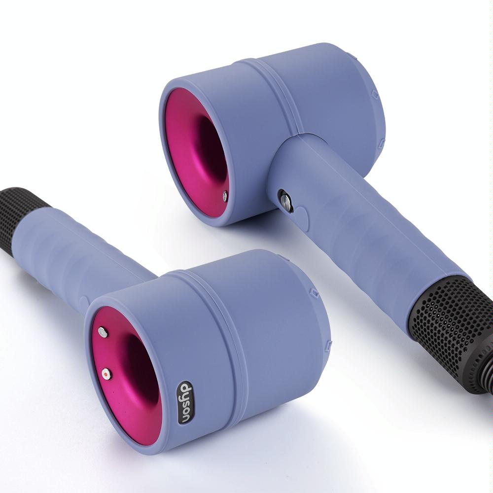 Shockproof Silicone Case For Dyson Hair Dryer - Lavender Grey