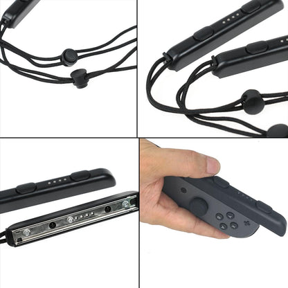 Joy Con Wrist Lanyard Pair for Nintendo Switch Gaming - Blue
