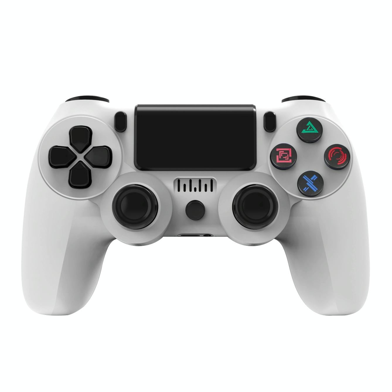Wireless Bluetooth Game Controller for Ps4 with Dual Vibration and Light Strip - Cloud