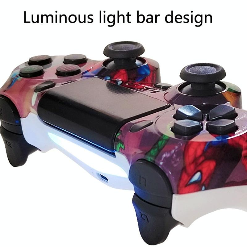 Wireless Bluetooth Game Controller for Ps4 with Dual Vibration and Light Strip - Burst