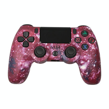 Wireless Bluetooth Game Controller for Ps4 with Dual Vibration and Light Strip - Fantastic Purple