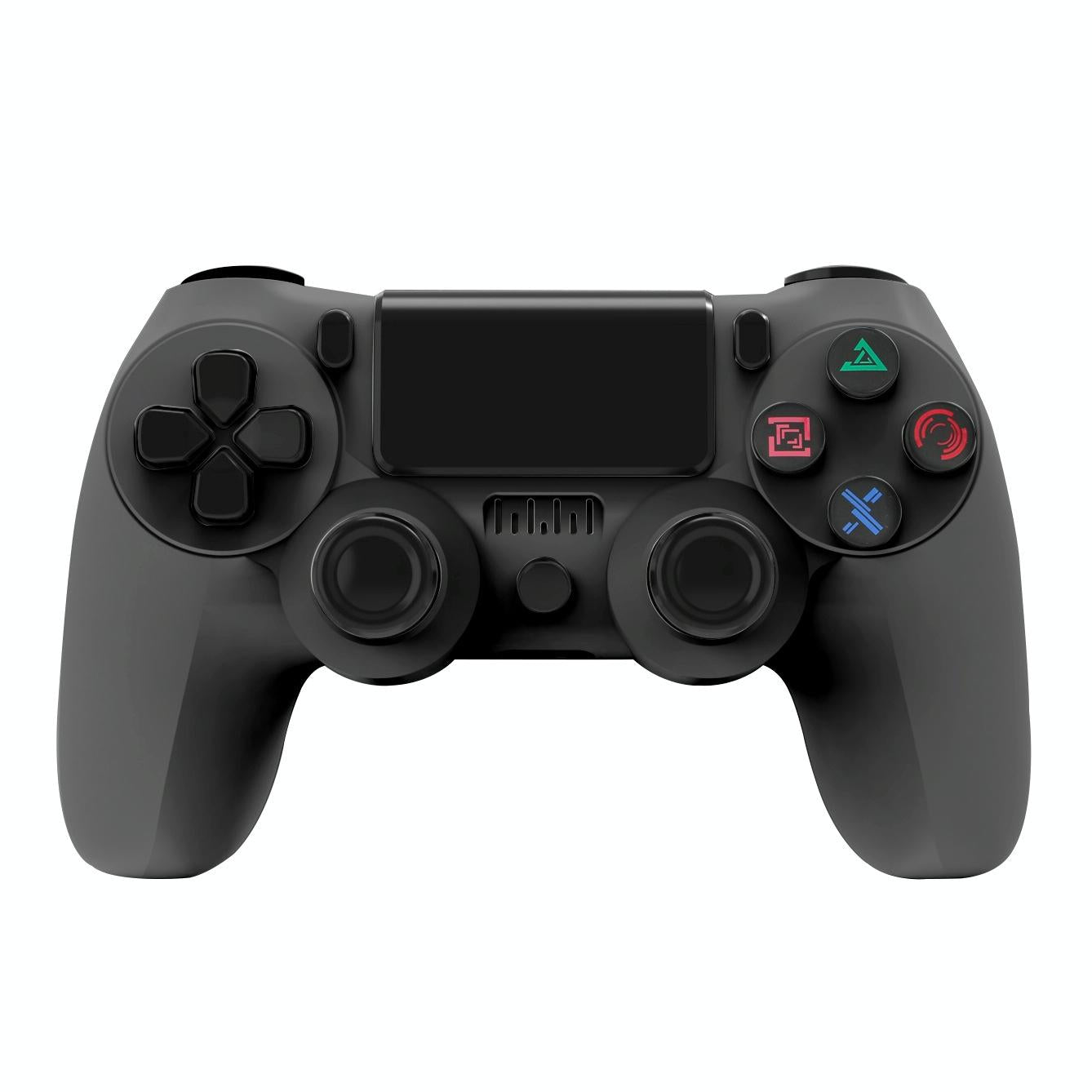 Wireless Bluetooth Game Controller for Ps4 with Dual Vibration and Light Strip - Green Eye Skull