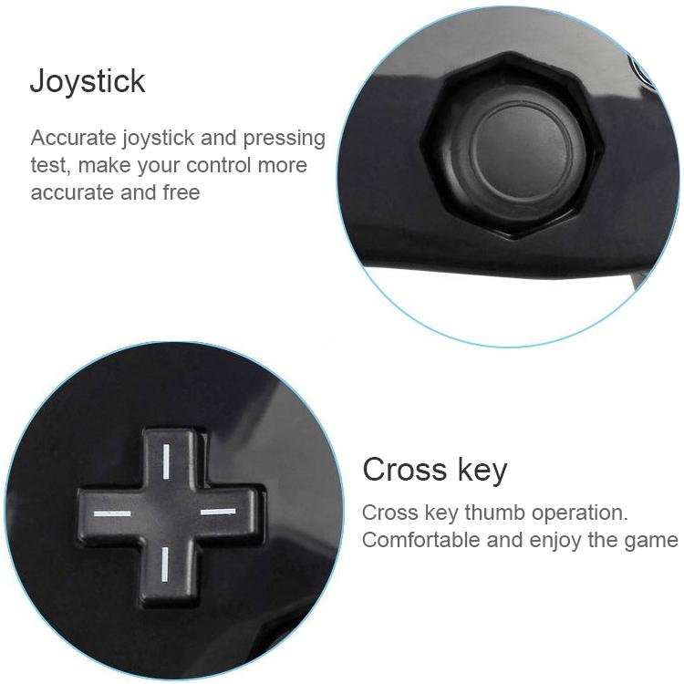 Wired Game Controller for Nintendo Wii - White