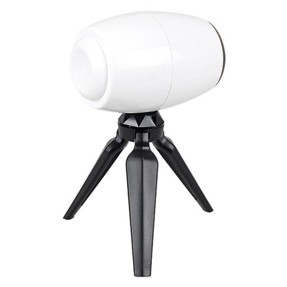 Smart Wifi Camera With Night Vision & Two-Way Audio - White Tripod Support