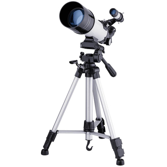 High Definition Astronomical Telescope with Tripod and Phone Clip - White