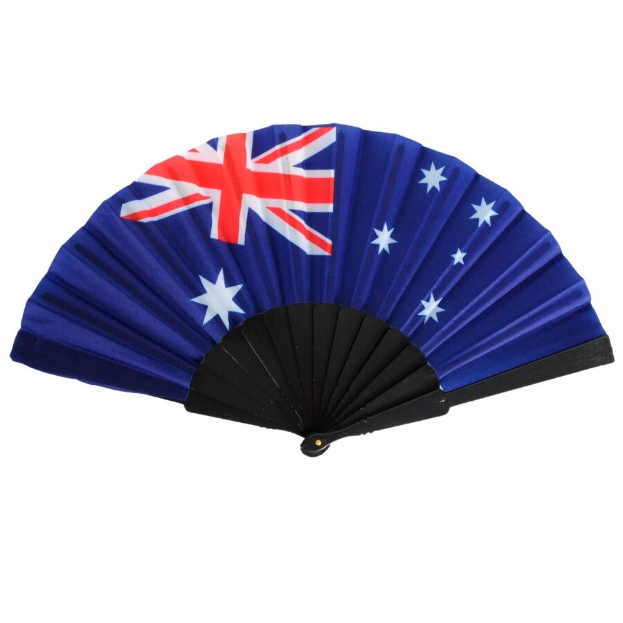 Australian Flag Folding Hand Fan