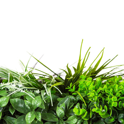 Premium Urban Greenery Artificial Vertical Garden / Fake Green Wall UV Resistant 1m x 1m (Exclusive Model Arriving Mid Sep)