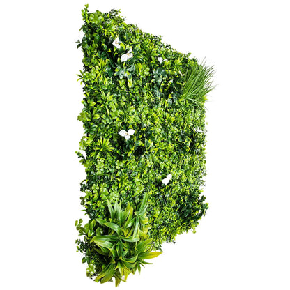 Luxury White Oasis Vertical Garden / Green Wall UV Resistant 1m x 1m