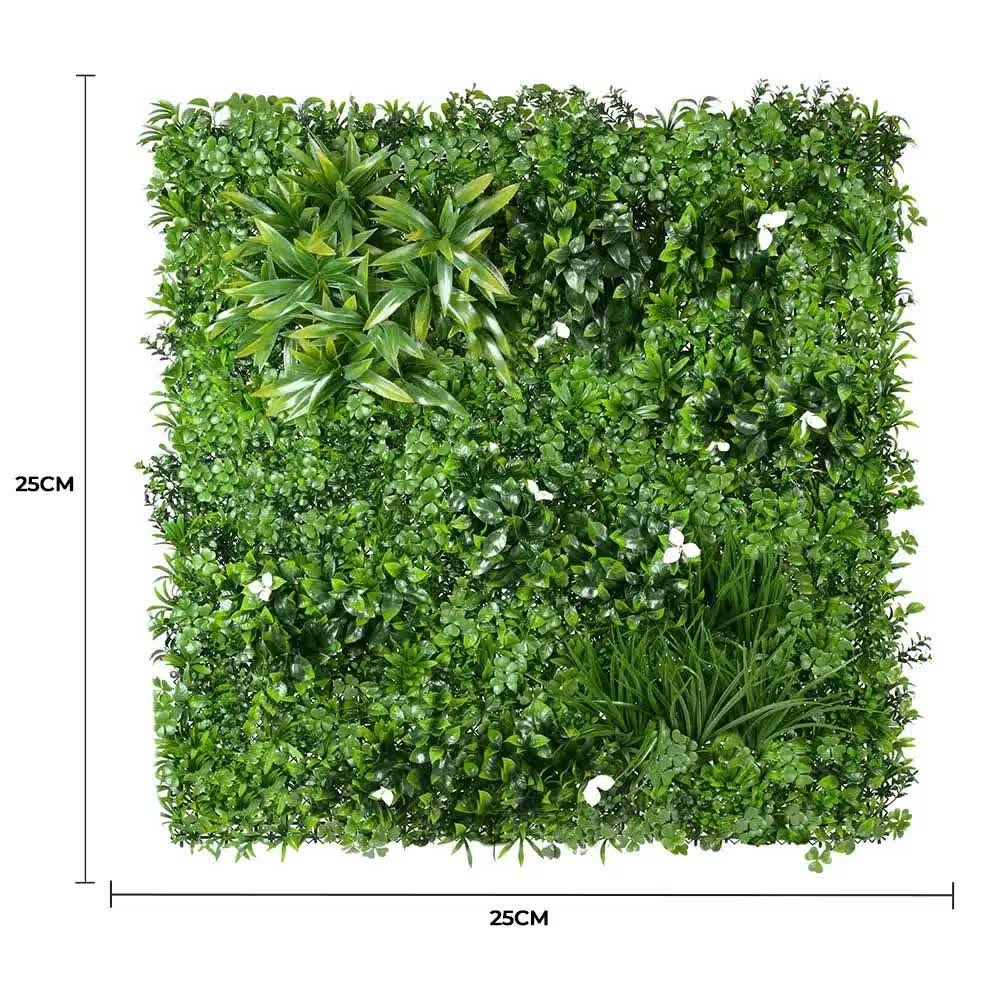 Luxury White Oasis Vertical Garden / Green Wall UV Resistant 1m x 1m
