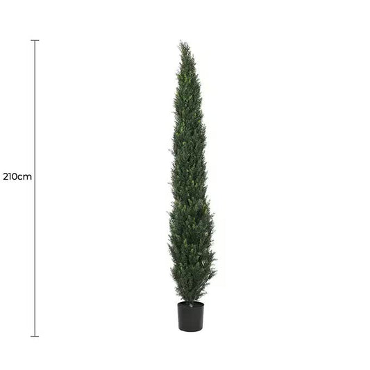 Artificial Cypress Pine Tree UV Resistant 2.1M