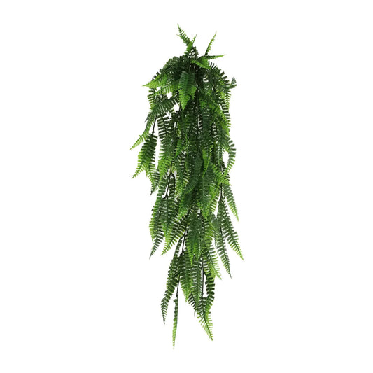 Artificial Hanging Fern Garland Bush UV Resistant and Fire Rated 18cm x 76cm