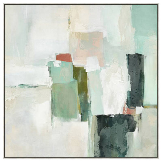 Infinite Green Abstract Artwork 80cm