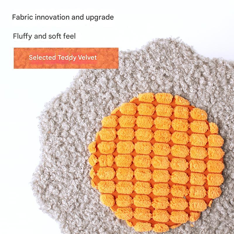 Blue-grey Cat Scratching Post with Playful Ball Toys