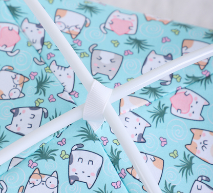 S 35*35CM 5 Catties Within The Pet Yellow Pullet Cooling Summer Pet Tent - Portable Foldable Breathable Outdoor Cat House Shelter