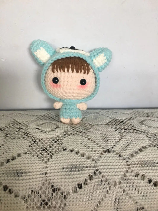 Crochet Doll Keychain Kit with Video Tutorial