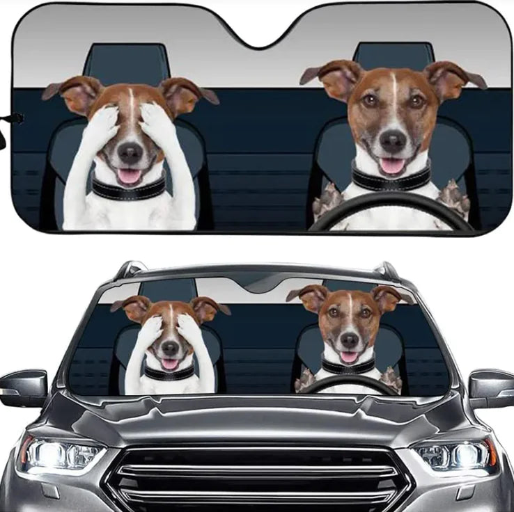 Windscreen Sunshade Front Gear Heat Insulation Free Punch