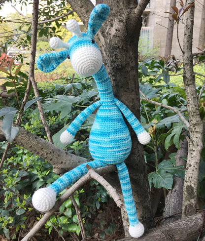Handmade Crochet Giraffe DIY Kit with Yarn Materials